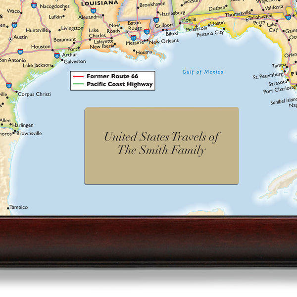 Personalized US Travel Map