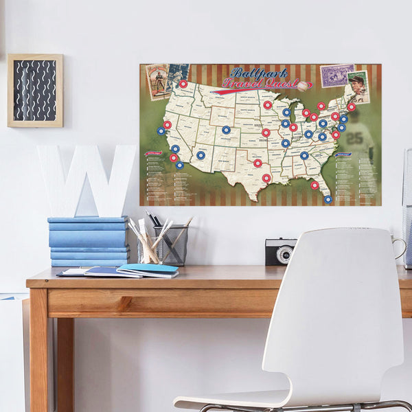 Ballpark Travel Quest Poster