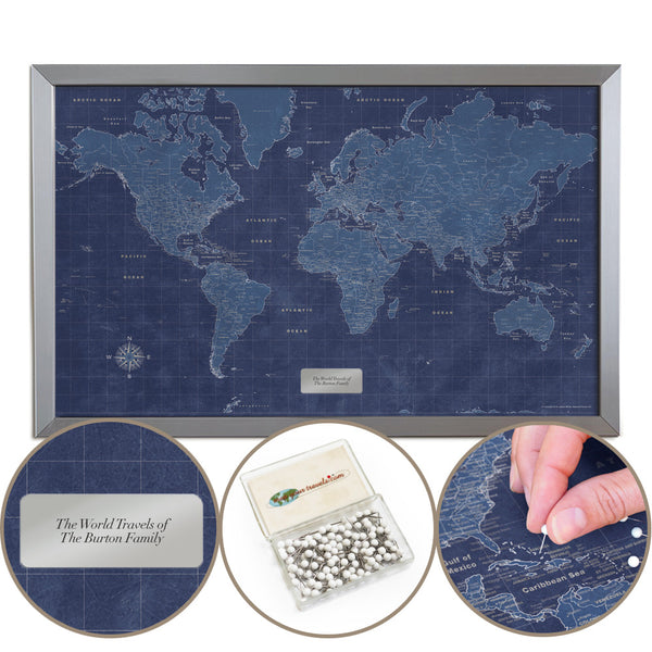 Modern World Travel Quest Map