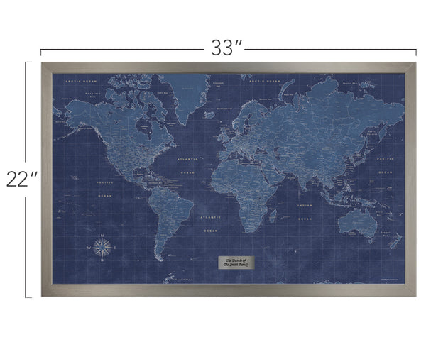 Modern World Travel Quest Map