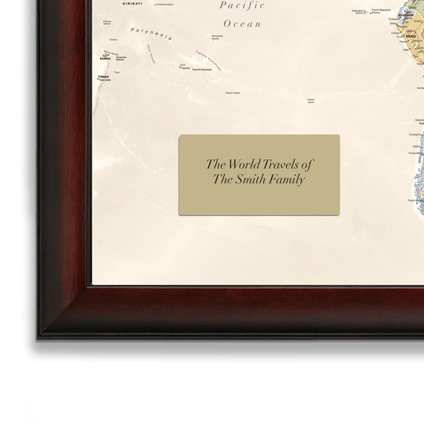 Personalized World Travel Quest Map