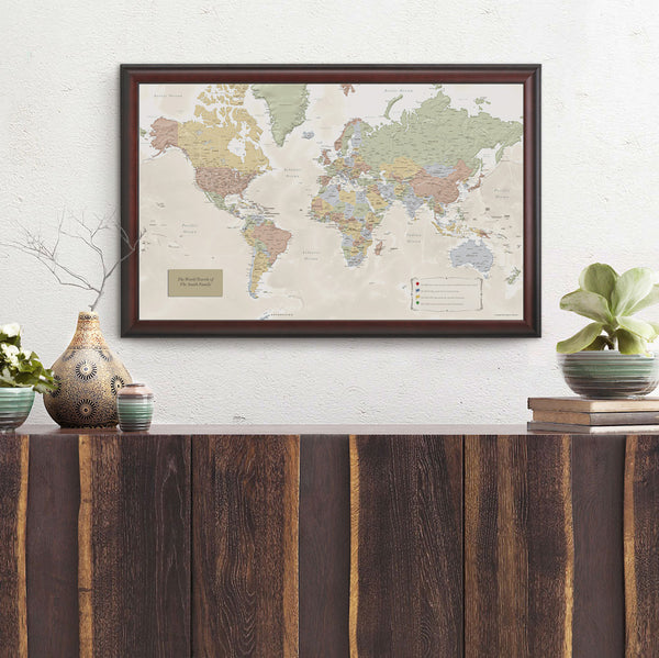 Personalized World Travel Quest Map