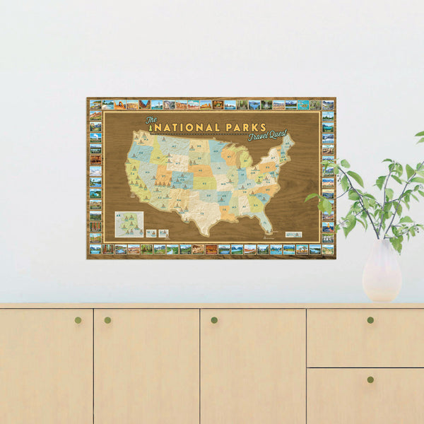 National Parks Travel Quest Poster