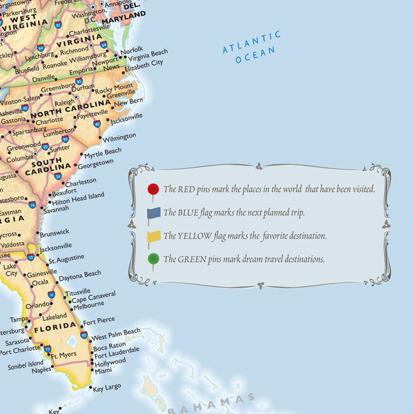 Personalized US Travel Map