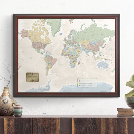 Modern World Travel Quest Map