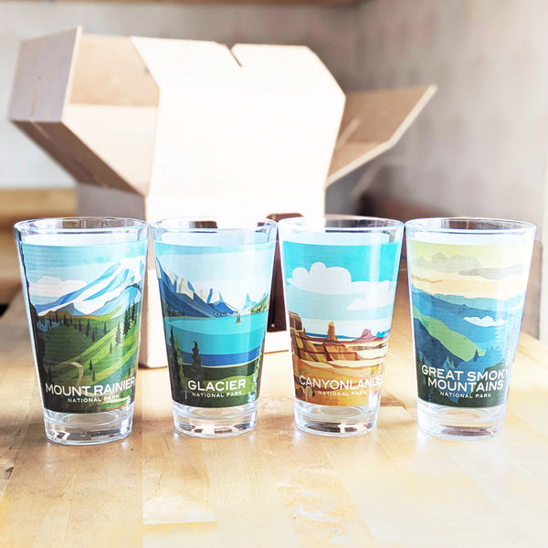 NEW! National Parks Pint Glasses