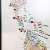 Personalized World Travel Quest Map