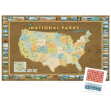 National Parks Travel Quest Poster