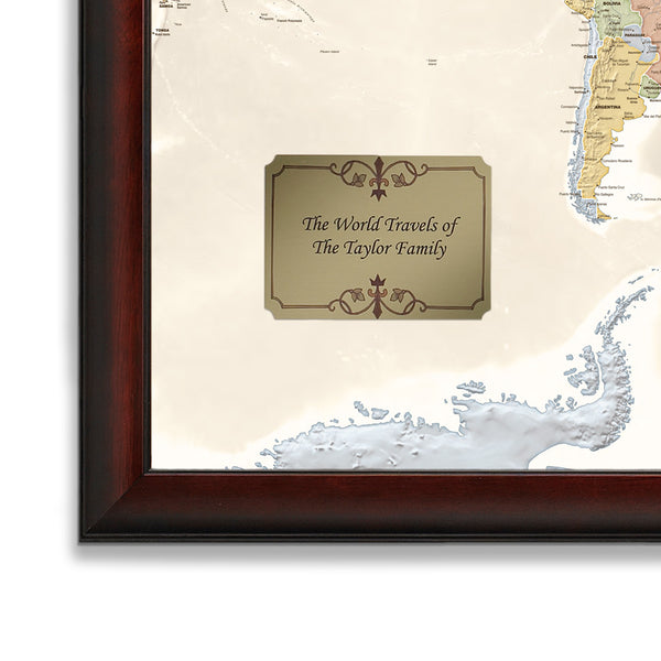 Personalized World Travel Quest Map