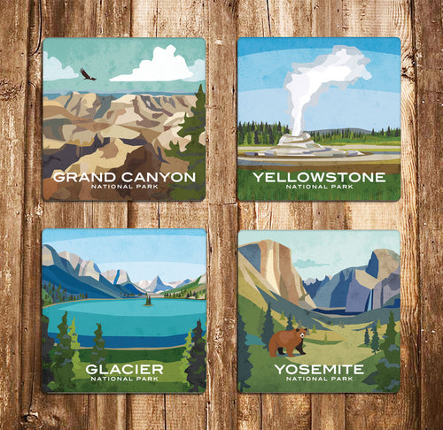 National Parks Coaster Set