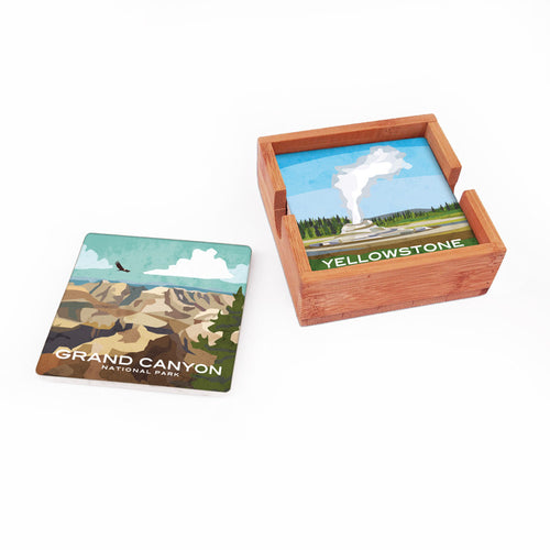 Top Four National Parks Coaster Set
