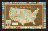 National Parks Travel Quest Map