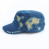 Think GLOBALLY! 100% Organic Cotton Corps-Style Thinking Cap