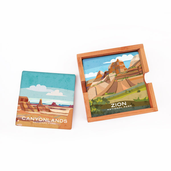 Utah National Parks Coaster Set